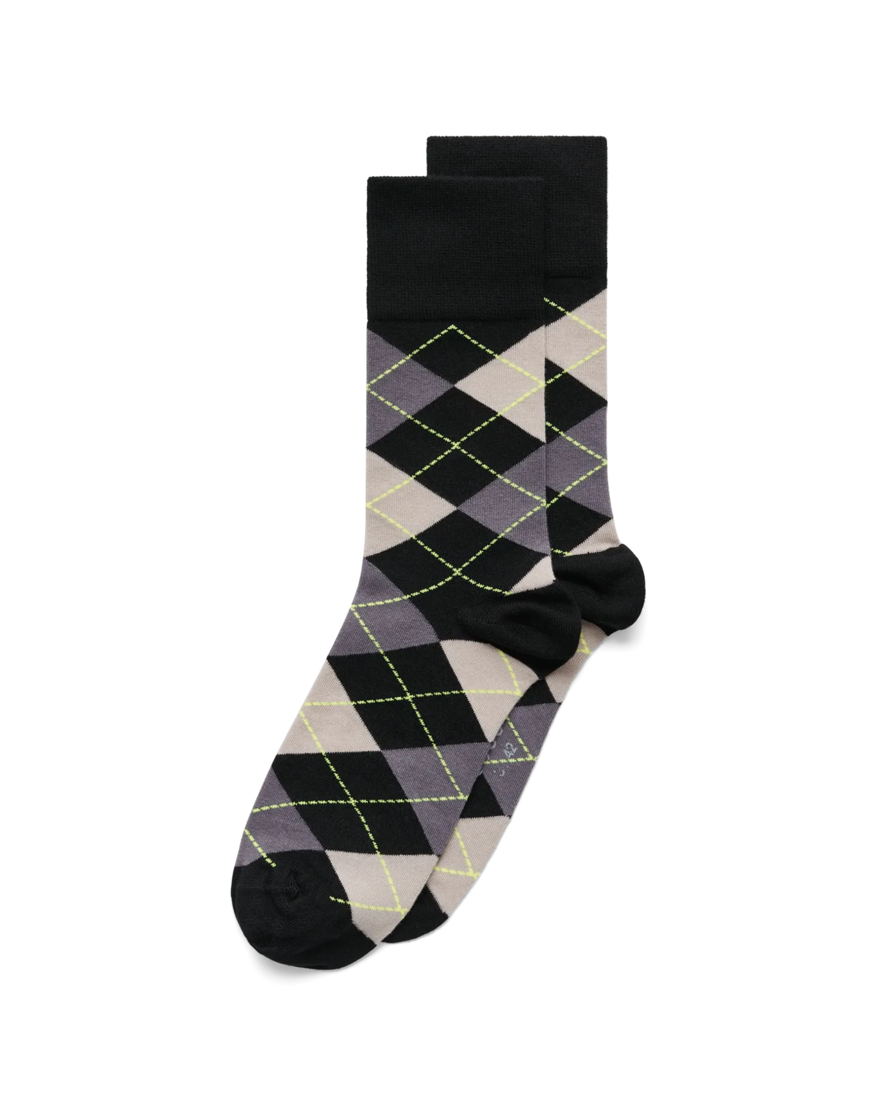ECCO Sukat* Classic Argyle Mid Cut Musta