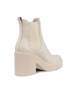 ECCO Saappaat|Korkeat Korot* FLUTED HEEL Beige