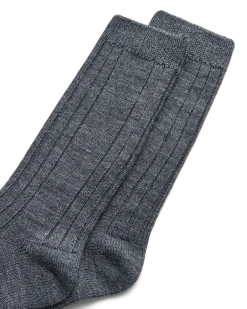 ECCO Sukat|Sukat* Hygge Ribbed Mid-Cut Harmaa