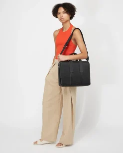 ECCO Nahkaiset Yliolan- Ja Olkalaukut|Tote-Laukut* Laptop Bag Musta